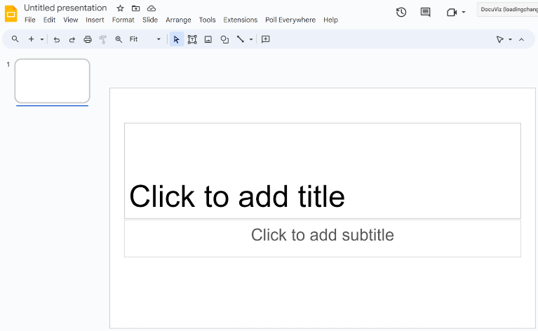 Blank Google Slide