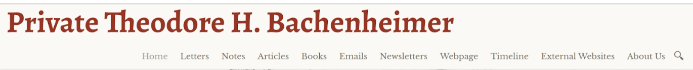 Bachenheimer website horizontal menu