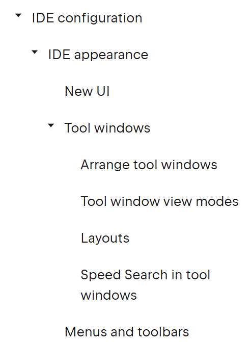 IntelliJ IDEA 2024 menu