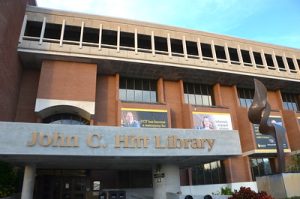 Front of the John C. Hitt Library