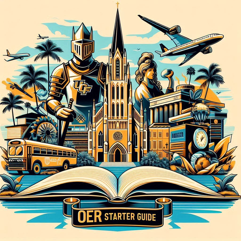 Cover image for UCF Open Educational Resources OER Starter Guide