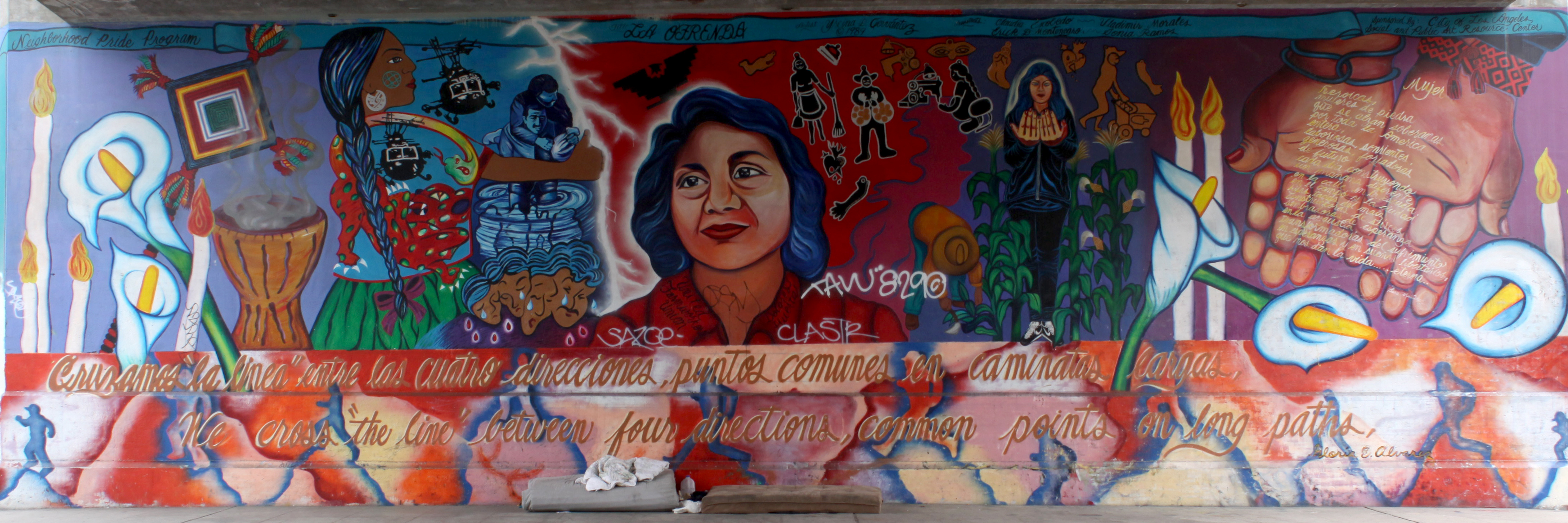 Dolores Huerta Mural by Yreina Cervántez