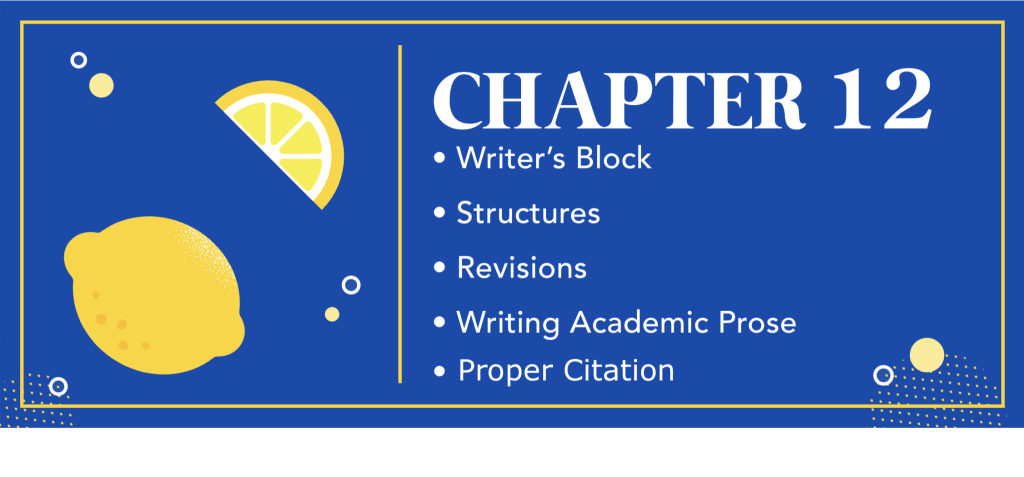Writer’s Block Structures Revisions Writing Academic Prose Proper Citation
