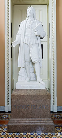 Roger Williams Statue in the United States Capital National Statuary Hall